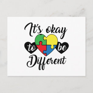Autism Acceptance Print Postcard