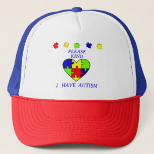 Autism Acceptance Puzzle Autism awareness day Trucker Hat