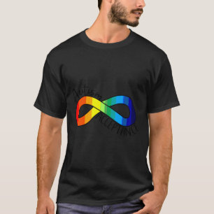 Autism Acceptance Rainbow Infinity Symbol T-Shirt