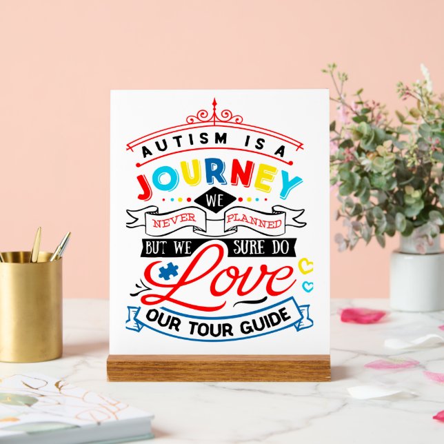 Autism Acrylic Sign (Wedding)