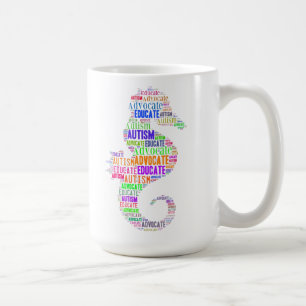 autism Advocate Educate Seahorse Mug GoTeamKate