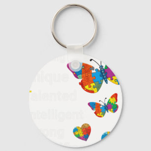 AUTISM Amazing Unique Talented Intelligent Strong  Key Ring