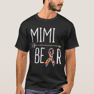 Autism-April Autism Awareness Mimi Bear T-Shirt