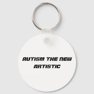 autism artistic key ring