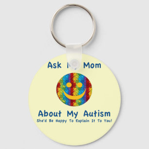Autism: Ask My Mum Key Ring