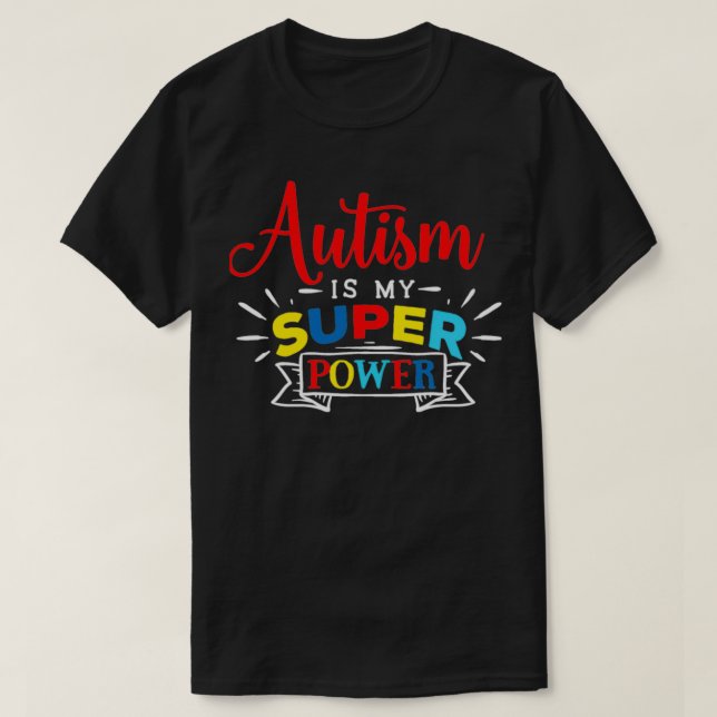 Autism Asperger Awareness ADHD Trisomy Gift T-Shirt (Design Front)