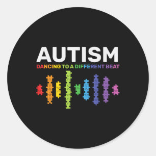 Autism, Autism Awareness Mum Kids Different Autism Classic Round Sticker