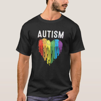Autism Autism Awareness Mum Kids Heart Autism T-Shirt