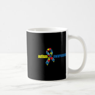 Autism Autism Awareness Ribbon Piece Gift  Coffee Mug