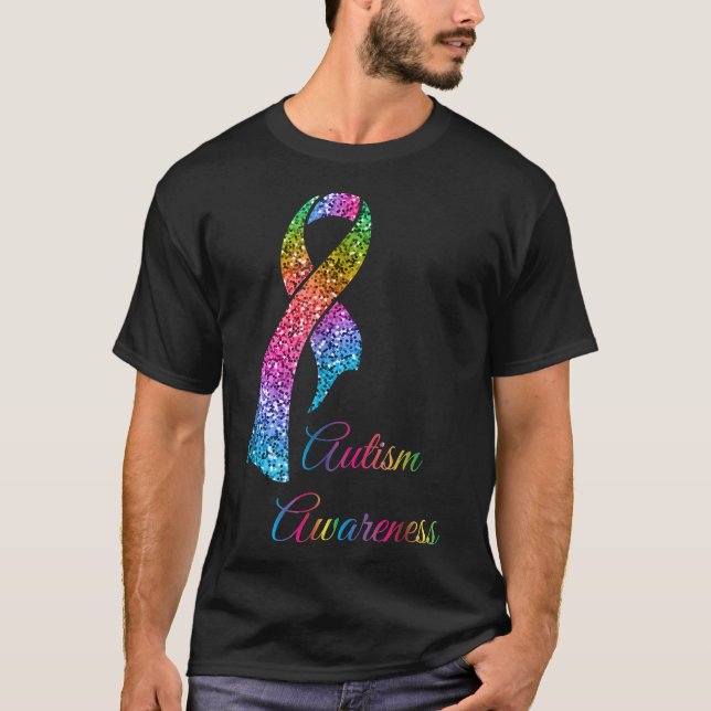 Autism-Autism Awareness Ribbon s For Women Men Kid T-Shirt (Front)