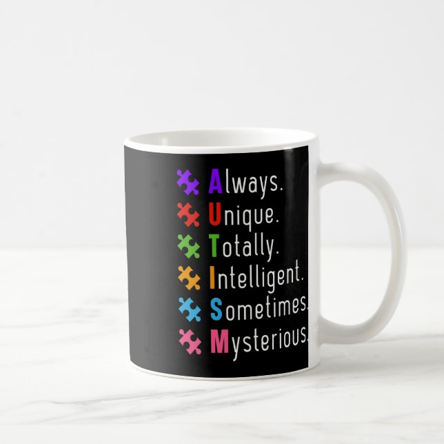 Autism Autistic Puzzle  Coffee Mug (Right)