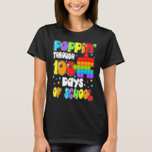 Autism Awareness 100 Days Of School Tee Iep Pop It