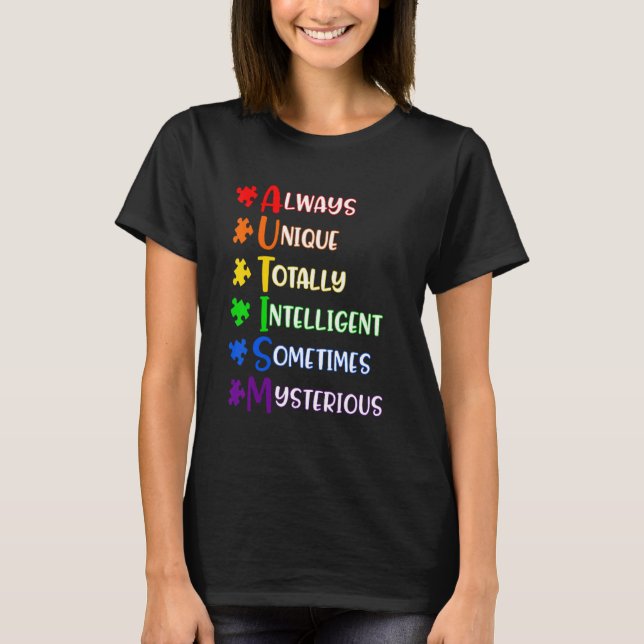 Autism Awareness  1 T-Shirt (Front)