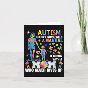 Autism Awareness 2025 Doesn't Come With A Manual A Card