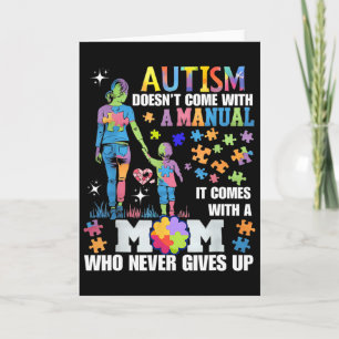 Autism Awareness 2025 Doesn't Come With A Manual A Card