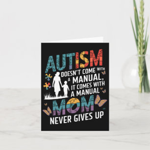 Autism Awareness 2025 Doesn't Come With A Manual A Card