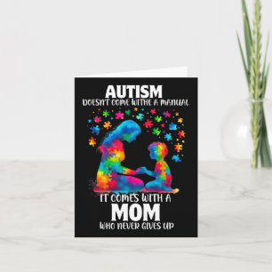 Autism Awareness 2025 Doesn't Come With A Manual A Card