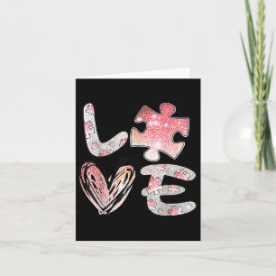 Autism Awareness 2025 Valentines Day Card