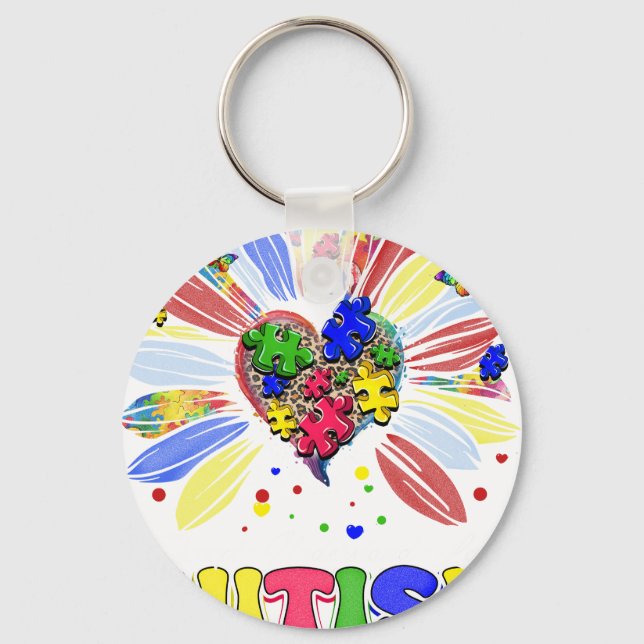 autism awareness (2 key ring (Front)