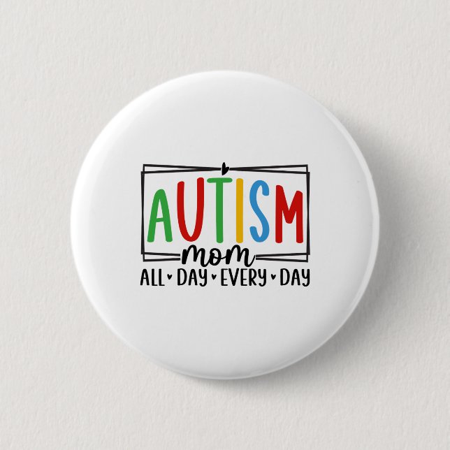 Autism Awareness 3  6 Cm Round Badge (Front)