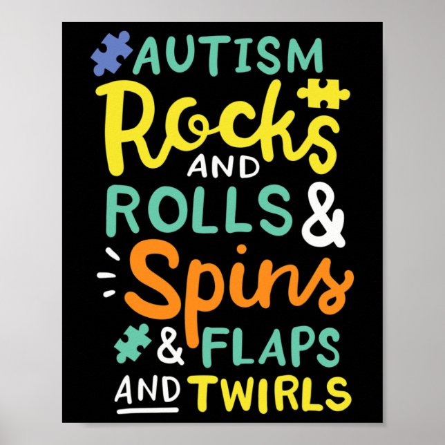 Autism Awareness 3  Poster (Front)