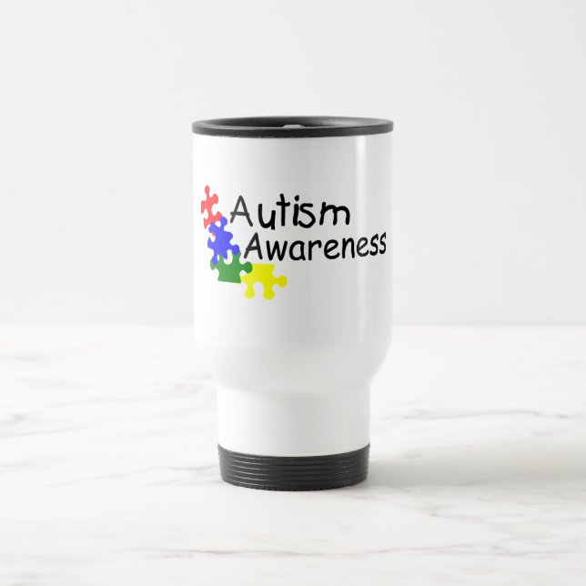 Autism Awareness (4 PP) Travel Mug (Center)