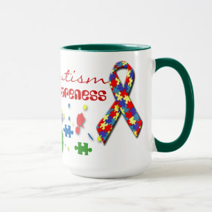 Autism Awareness #4 Ringer Mug