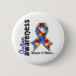 Autism Awareness 5 6 Cm Round Badge