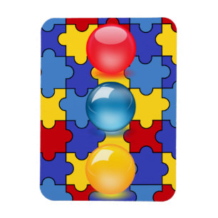 Autism awareness 5 magnet