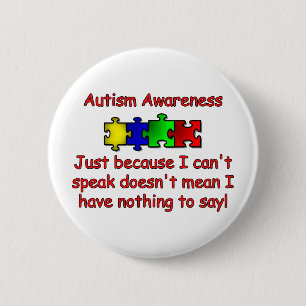 Autism Awareness 6 Cm Round Badge