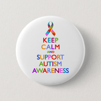Autism Awareness 6 Cm Round Badge