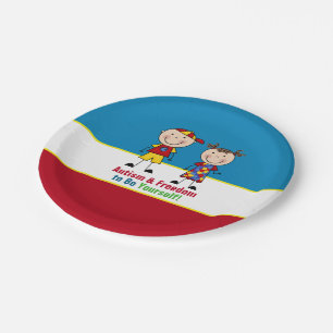 Autism Awareness 7" Paper Plate