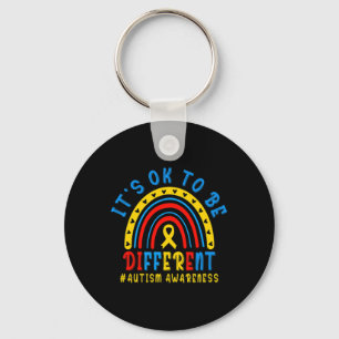 Autism Awareness Abilities Outweigh Disabilities 5 Key Ring