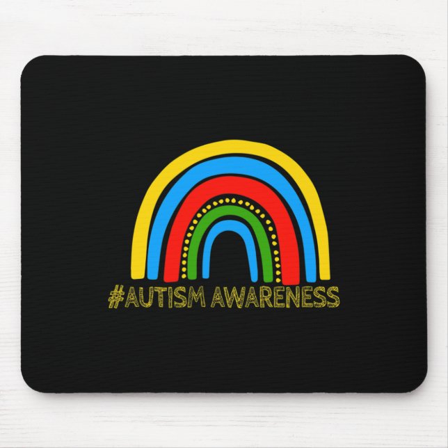 Autism Awareness Abilities Outweigh Disabilities 6 Mouse Mat (Front)