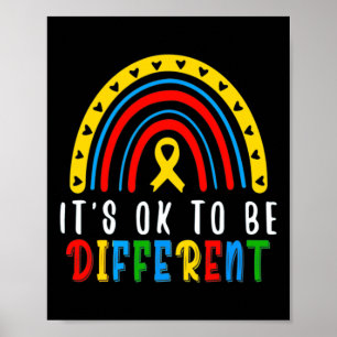 Autism Awareness Abilities Outweigh Disabilities R Poster