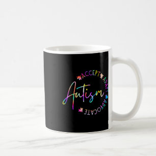 Autism Awareness Accept Adapt Advocate Autism Mum Coffee Mug