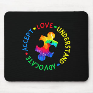 Autism Awareness Accept Adapt Advocate Autism Mum Mouse Mat