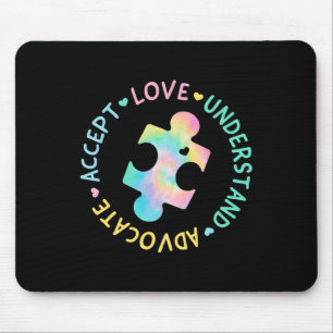Autism Awareness Accept Adapt Advocate Autism Mum Mouse Mat