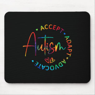 Autism Awareness Accept Adapt Advocate Autism Mum Mouse Mat