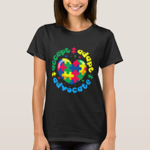 Autism Awareness Accept Adapt Advocate T-Shirt