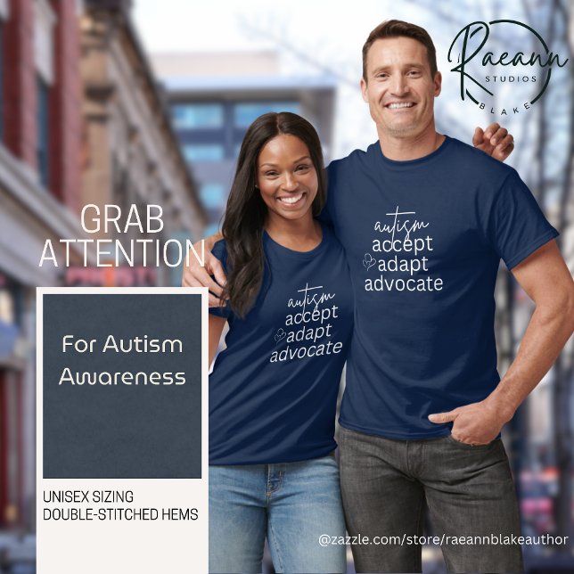 Autism Awareness Accept Adapt Advocate T-Shirt (Creator Uploaded)