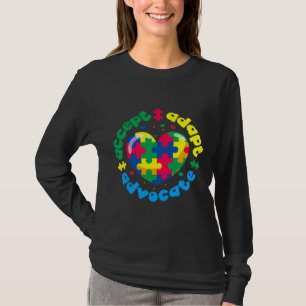 Autism Awareness Accept Adapt Advocate T-Shirt