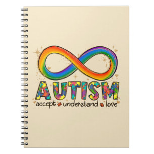 Autism Awareness Accept, Love, Understand Notebook