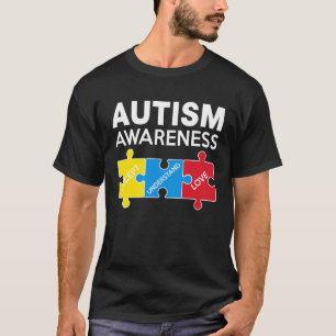 Autism Awareness Accept Support Love Puzzle Men Wo T-Shirt