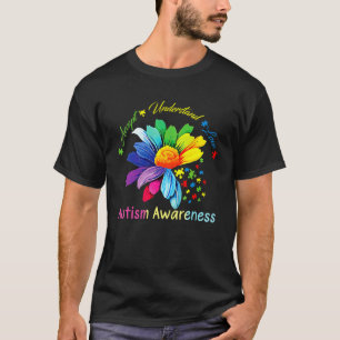 Autism Awareness Accept Understand Love Asd Rainbo T-Shirt