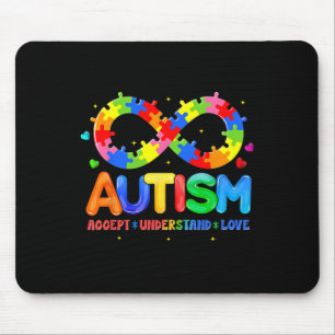 Autism Awareness Accept Understand Love Asd Suppor Mouse Mat