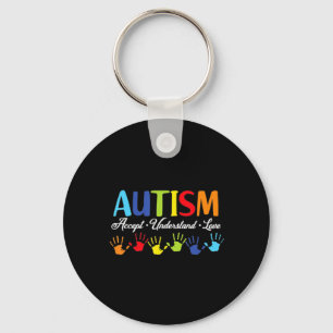 Autism Awareness Accept Understand Love Autism Mo Key Ring