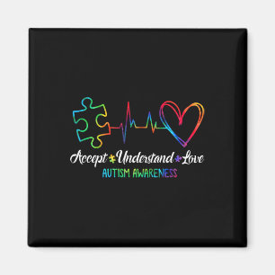 Autism Awareness Accept Understand Love Autism Mum Magnet
