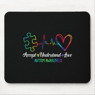 Autism Awareness Accept Understand Love Autism Mum Mouse Mat
