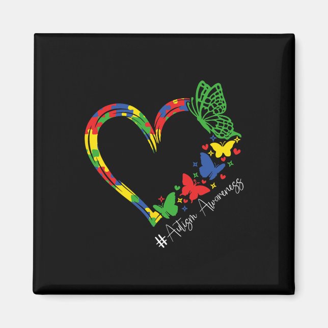 Autism Awareness Accept Understand Love Men Women  Magnet (Front)